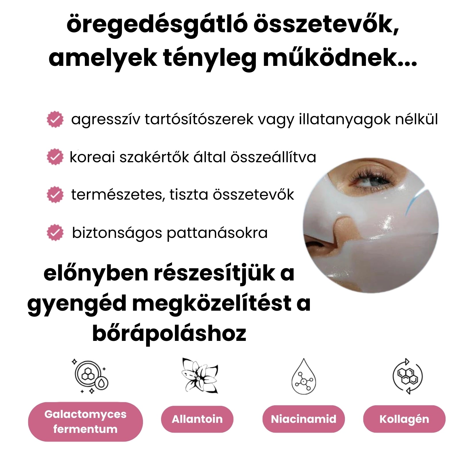 Bio kollagén maszk